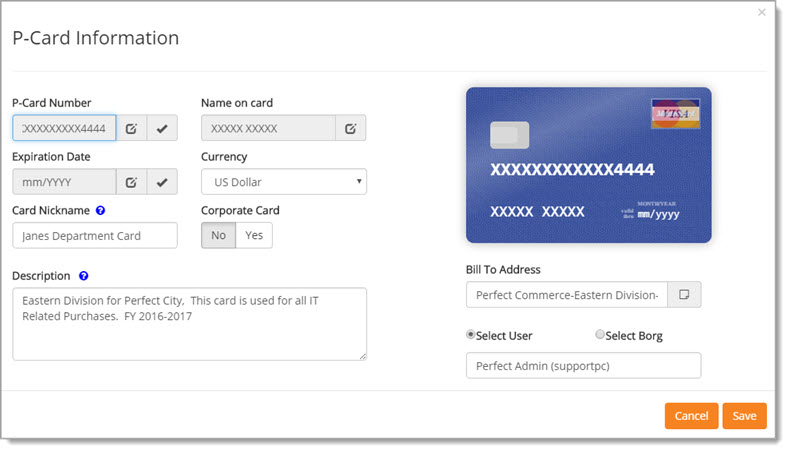 P-Card Information